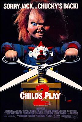 80's horror Lot of 2 Quality Posters Chucky Child's Play Gremlins Stripe