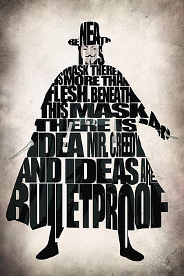 V for Vendetta Hugo Weaving Movie Poster 24 x 36 – PosterAmerica