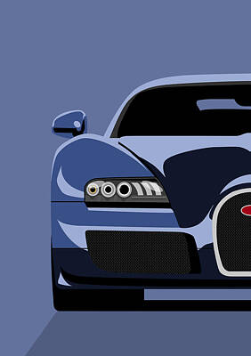 Bugatti Chiron Art Silk Poster 13x20 24x36inch J231 Super Racing Car 