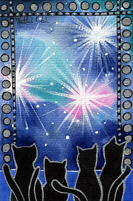 Black Cat Fireworks Posters