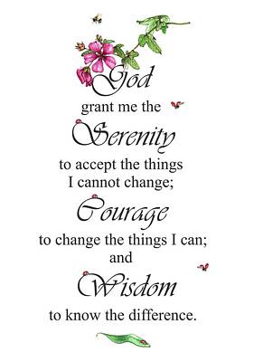 Designs Similar to Serenity Prayer by Heidi Kriel