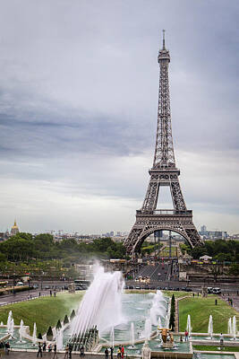 Paris La Tour Eiffel et le Vieux Trocadero Poster 