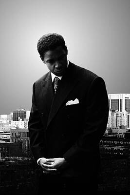 American Gangster ' Poster, picture, metal print, paint by Anxhela