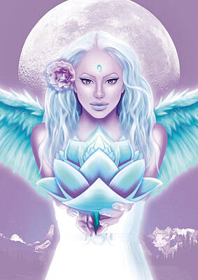 Archangel Haniel Posters