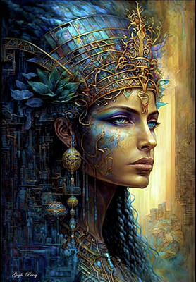 Egyptian Queen Mixed Media Posters