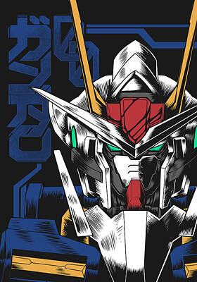 RGC Huge Poster GUNO12 Mobile Suit Gundam 00 Anime Poster Glossy Finish 