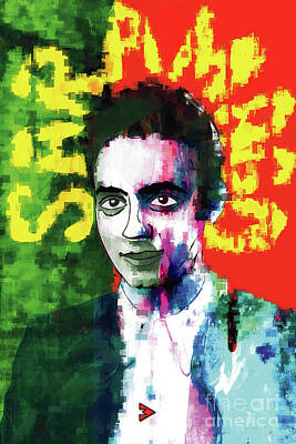 Jose Saramago portrait Painting by Fabrizio Cassetta - Fine Art America