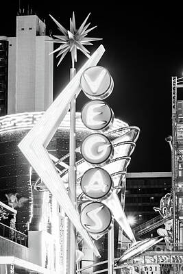  Vintage Neon Signs of Fremont Street Las Vegas Nevada Photo Art  Print Cool Huge Large Giant Poster Art 54x36: Posters & Prints