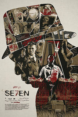 MOV117 Se7en Seven 7 Movie Poster Glossy Finish Posters USA 