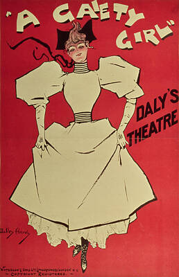 Advertising A Gaiety Girl At The Dalys Theatre Posters