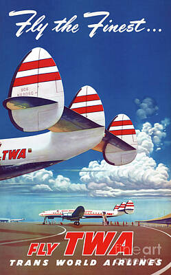 24x36 Details about   1957 TWA Philadelphia Ben Franklin Vintage Style Travel Poster 