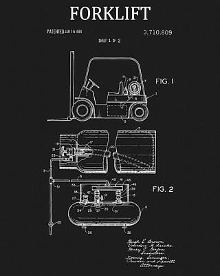 Designs Similar to 1973 Forklift Patent