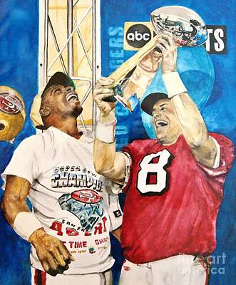 San Francisco Forty Niners Paintings Posters