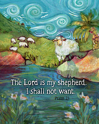 The Lord Is My Shepherd Posters