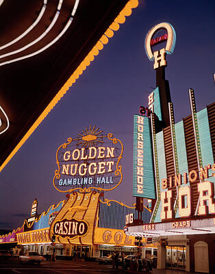 Binion's Horseshoe Casino on Fremont Street Las Vegas