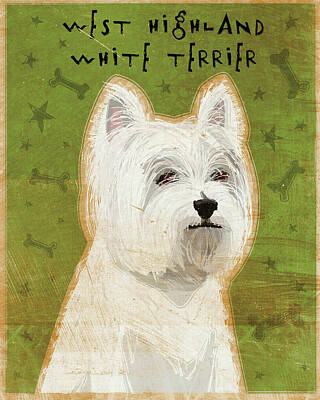 West Highland Terriers Digital Art Posters