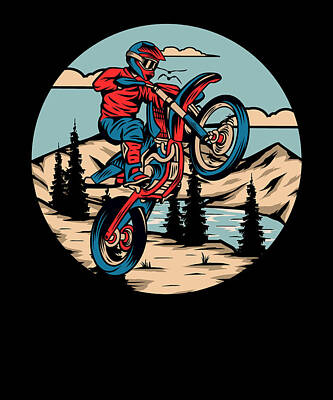 Vintage Honda Yamaha Kawasaki KTM Motocross Dirt Bikes Poster Prints, 6  Unframed Photos, Wall Art Decor Gifts for Home Office Man Cave Shop -   Canada