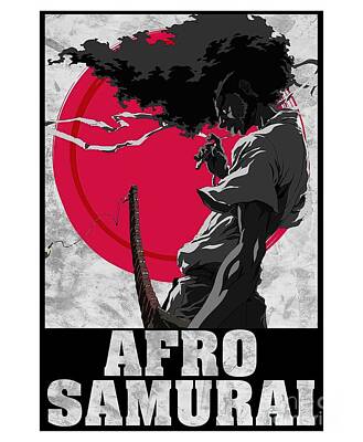Afro Samurai - #0008 Poster for Sale by diegosilvaarts