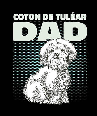 Coton Tulear Digital Art Posters