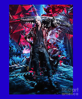 Devil May Cry - Dante and Vergil Metal Print by Azrael Art - Pixels