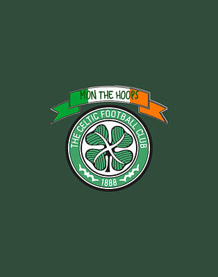 print or canvas print Celtic FC 9 in a row 2 Poster 