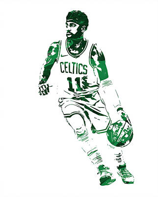 Kyrie Irving Boston Celtics Basketball Rare Poster 12 x 18 inch 