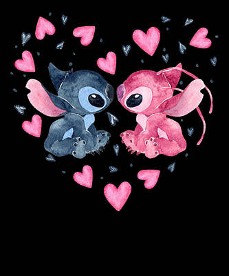 Lilo and Stitch Halloween Stitch Mwahaha Poster by Chelsea Weaving - Pixels