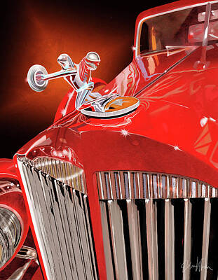 Collector Hood Ornaments Digital Art Posters