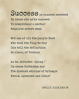 Sweet Success Posters