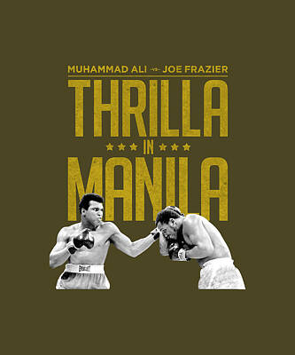 BOXING THRILLA IN MANILA ALI FRAZIER FIGHT PHILIPPINES ART POSTER PRINT CC6866