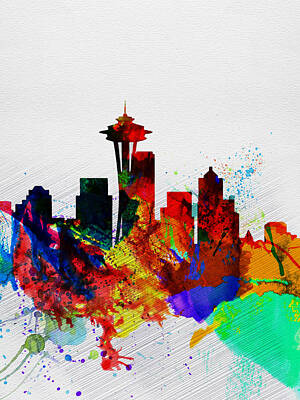 Seattle Panoramic Posters