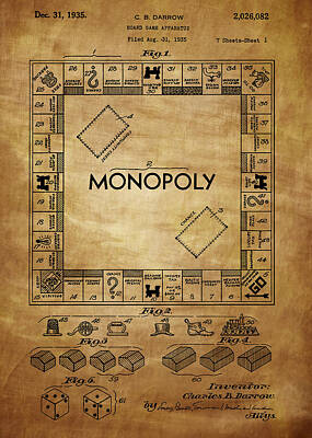 Monopoly Board Game Classic Poster for Sale by JamesLeoBrooks