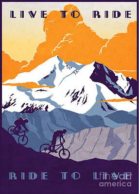 POSTER PRINT PHOTO SPORT DOWNHILL MOUNTAIN BIKE SILHOUETTE BICYCLE SUNSET SEB532