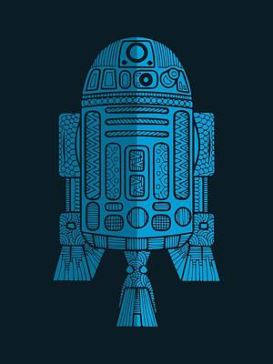 STAR WARS ~ R2-D2 PORTRAIT 22x34 MOVIE POSTER Saga R2D2 Droid Kenny Baker 