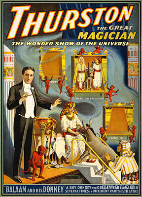  Vintage Magic Houdini Poster Stage Magician Gift T