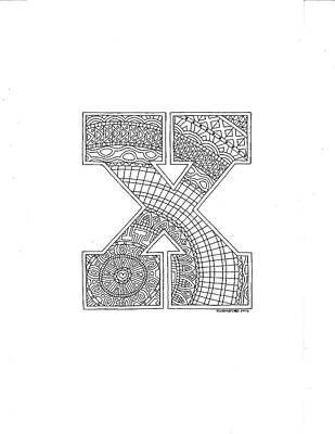 Letter X Posters