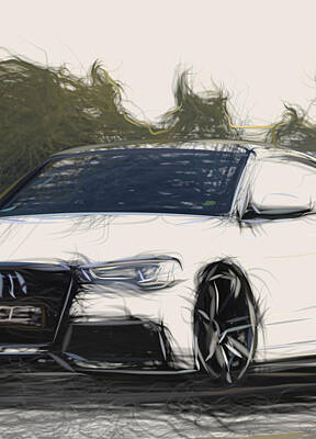 2012 Audi A5 DTM CARS6222 Art Print Poster A4 A3 A2 A1 