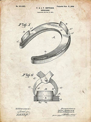Horseshoe Patent Posters