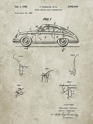 Poster for Sale mit Minimalistischer Porsche von SFDesignstudio
