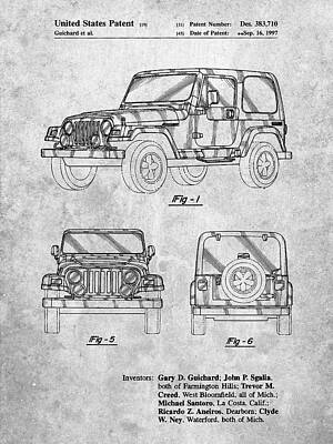 Dekoration Autos Poster Druck Größe 91,5x61 cm Jeep Vintage Ads LA2359111