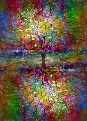 Abstract Of Trees Digital Art Posters