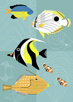 Tang Fish Posters