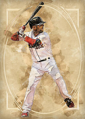 Dustin Pedroia Poster by Rob Carr - Fine Art America