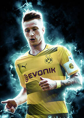 XXL-Poster 82 x 56,5 cm Deutsche Nationalmannschaft Borussia Dortmund Marco Reus