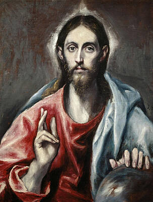 Designs Similar to Christ blessing #4 by El Greco