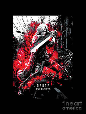 Devil May Cry Poster - Anime Dante - High Quality Prints 18x24