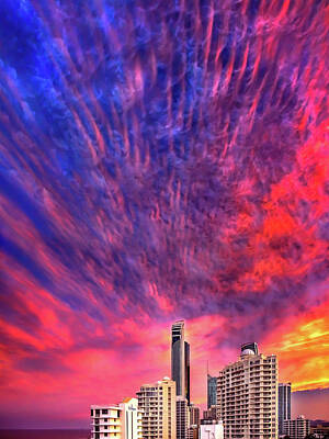 Colorful Cloud Formations Posters