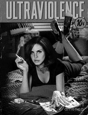 XYDD 30 x 45 cm Poster da parete motivo: cantante di Lana Del Rey 