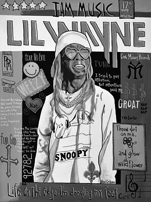 Lil Waynes Tattoos Posters