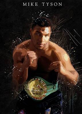 Mike Tyson Boxing Champion Sports Silk Poster 13x18 24x32 inch 024 